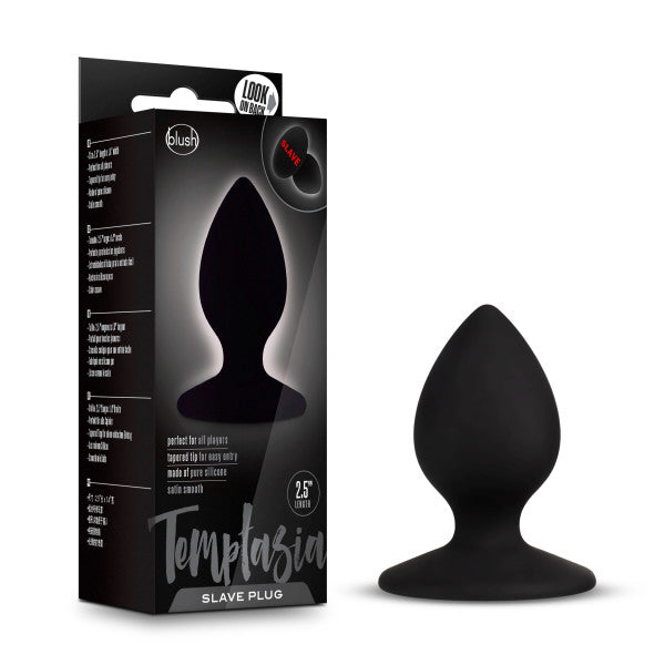 Temptasia Slave Plug Black Anal Toy > Anal Range > Butt Plugs - Tophatter Daily Deals