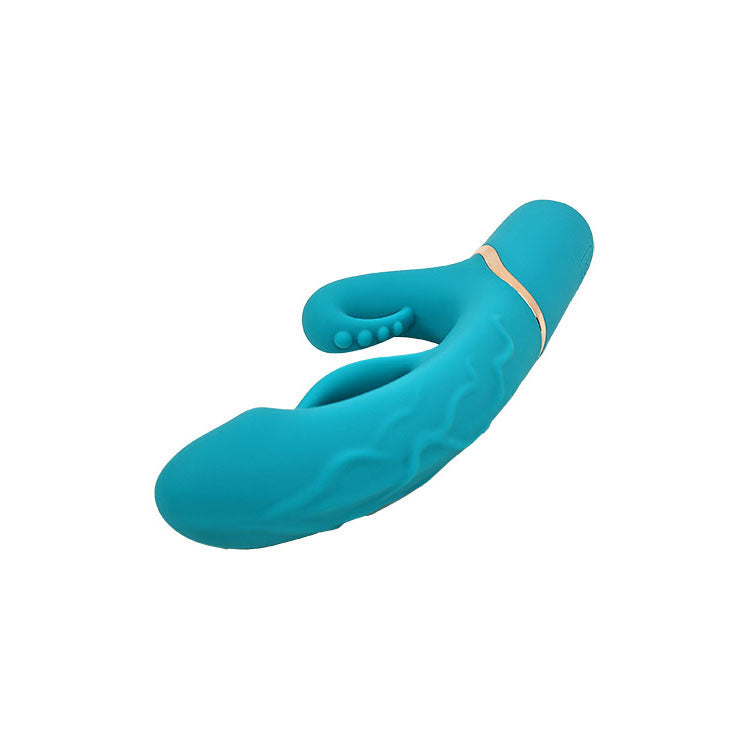 Adam & Eve Sirens Embrace (Teal) – USB Rechargeable Inflatable Rabbit Vibrator > Vibrators > Ladies > Rabbit Multi - Tophatter Daily Deals