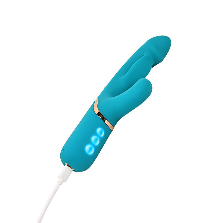 Adam & Eve Sirens Embrace (Teal) – USB Rechargeable Inflatable Rabbit Vibrator > Vibrators > Ladies > Rabbit Multi - Tophatter Daily Deals