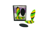 Colourful Camo IDYLIC Remote Control Yellow Butt Plug 82x39x106mm Waterproof Silicone > Anal Range > Vibrating Butt Plugs - Tophatter Daily Deals