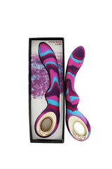 Colourful Camo Magic Vibrator Pink Soft Silicone G-Spot Stimulator with Double Motors and Waterproof Design > Sex Toys For Ladies > G-Spot Vibrators - Tophatter Daily Deals