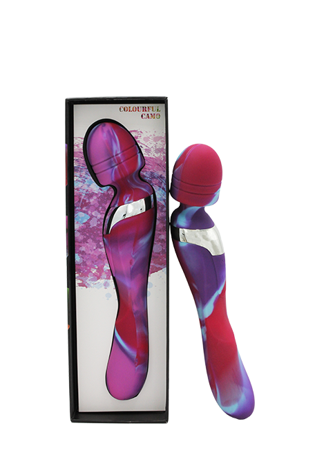 Colourful Camo Beja 2in1 (Pink) – Rechargeable Multi-Purpose Vibrator > Vibrators > Realistic Vibrators - Tophatter Daily Deals
