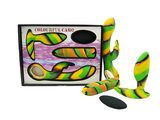 Colourful Camo Lovers Kit Yellow Silicone Vibrator Set with Remote Control and Multiple Functions > Sex Toys > Sex Kits - Tophatter Daily Deals