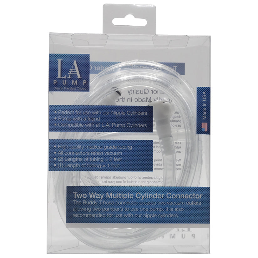 L.A. Pump Two Way Multiple Cylinder Connector - Tophatter Daily Deals