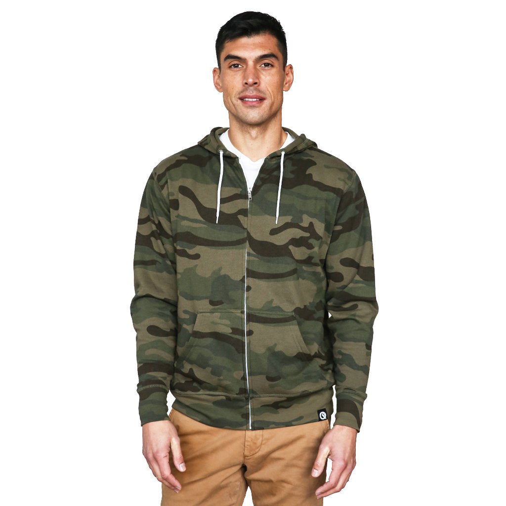 Quikflip Apparel Hero Hoodie Lite - Unisex Camo Hoodie - Tophatter Daily Deals