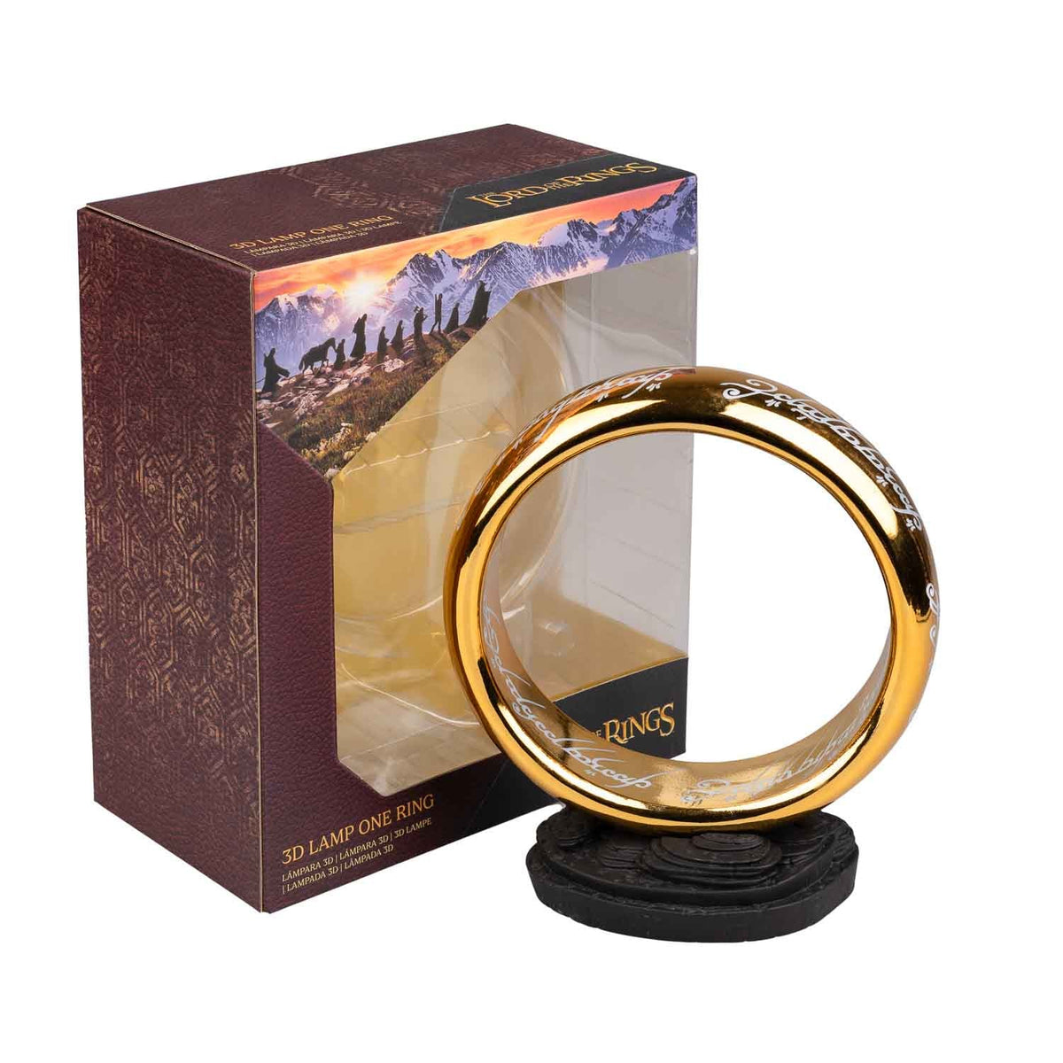 The Lord Of The Rings - Officially Licensed One Ring Lamp Ring - Tophatter Daily Deals