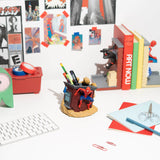 Marvel – Spider-Man Pen Holder with Stationery Set Pen - Tophatter Daily Deals