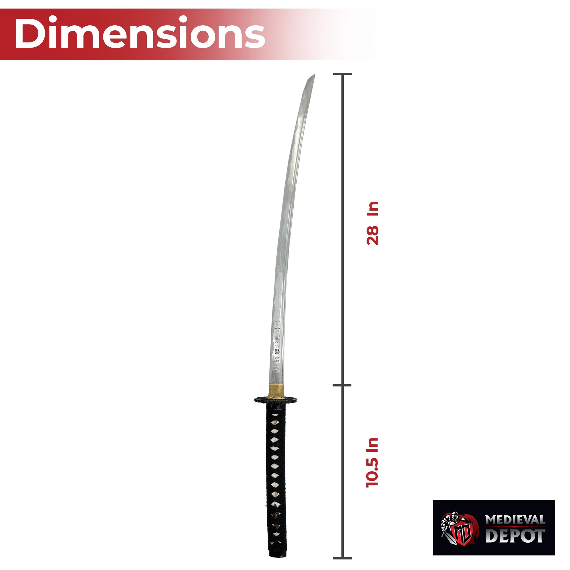 Last Samurai Sword 1045 Carbon Steel Blade swords - Tophatter Daily Deals