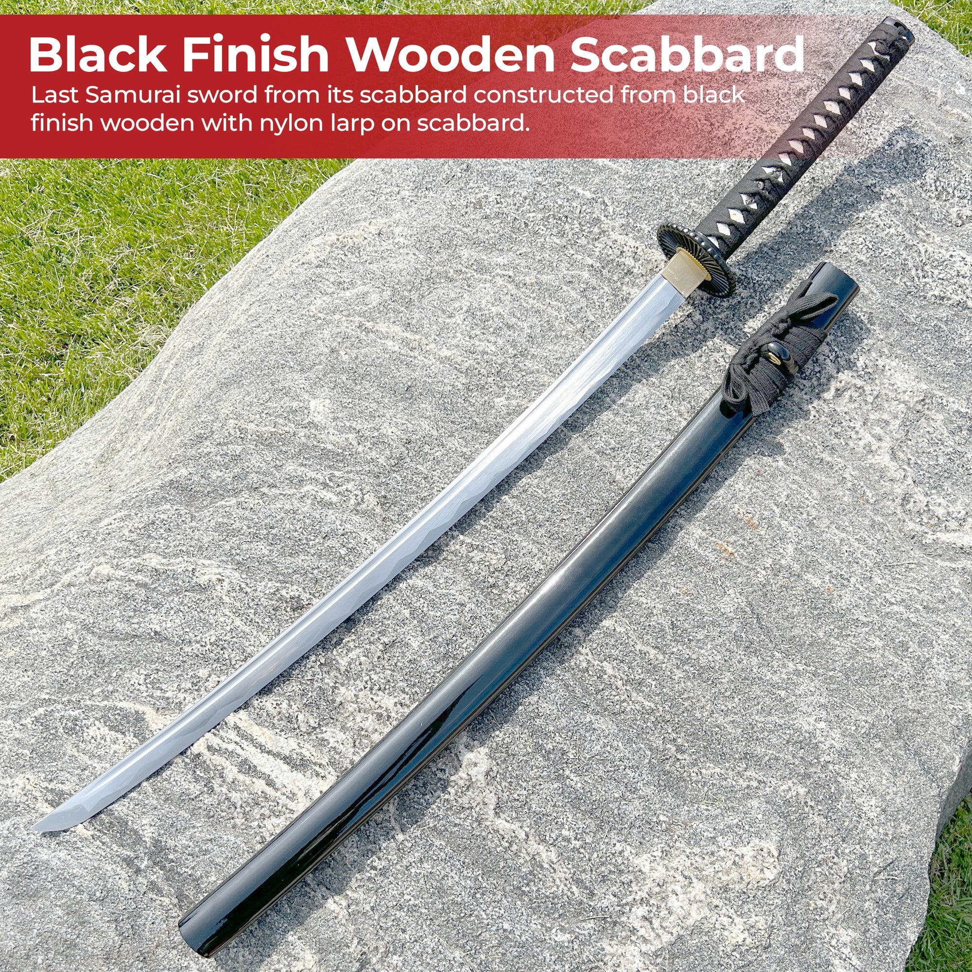 Last Samurai Sword 1045 Carbon Steel Blade swords - Tophatter Daily Deals