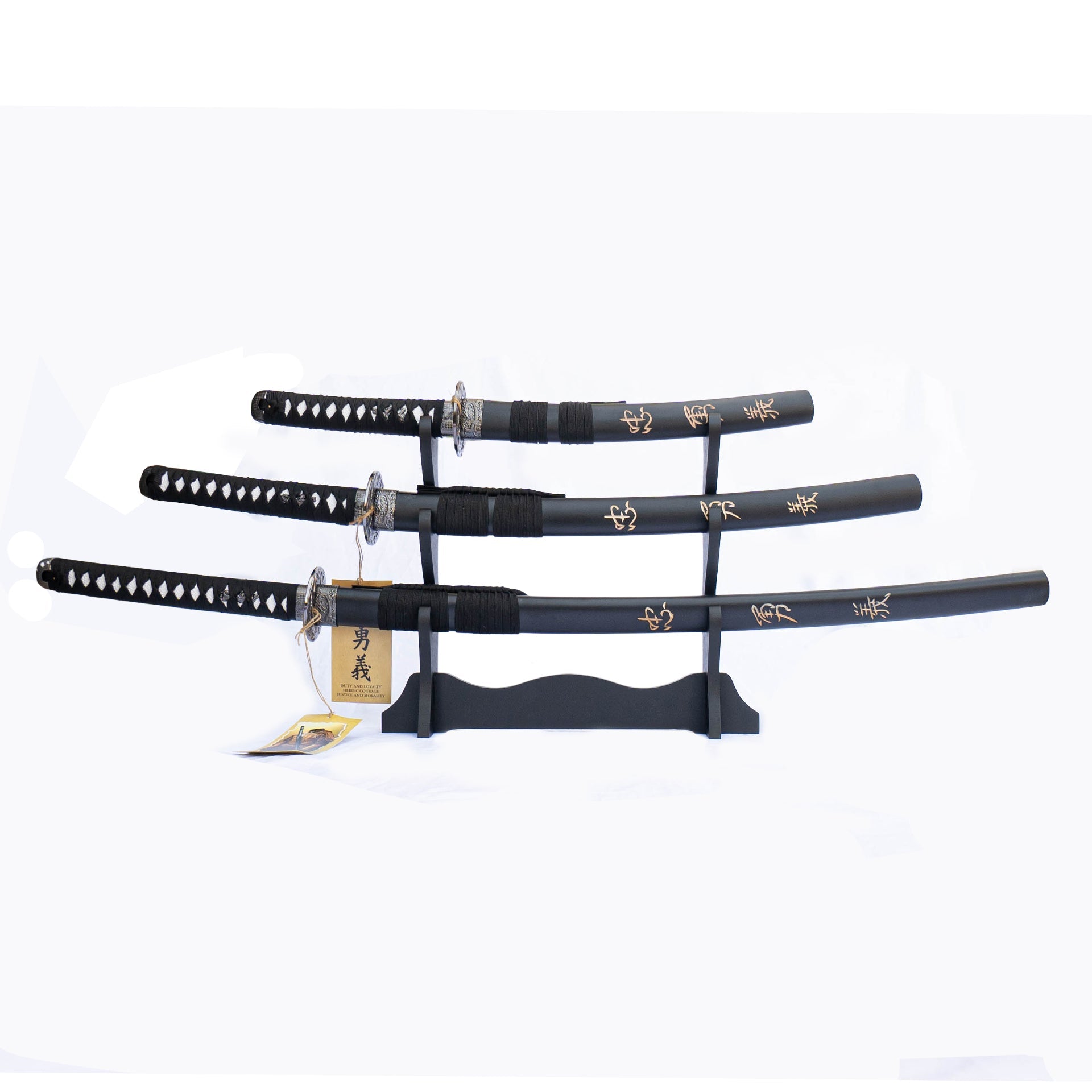 Captain Nathan Algren's Katana (Simplified) 3-Sword Set Movie Sword - Tophatter Daily Deals