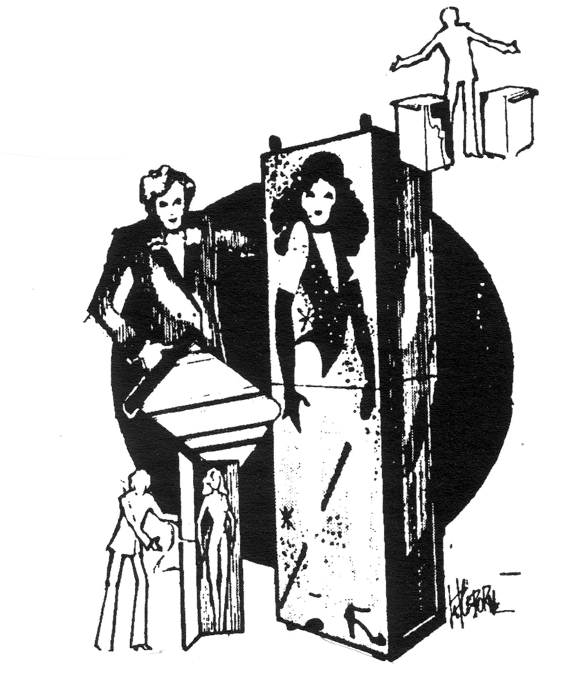 New Divided Lady Illusion Plan Magic Tricks & Supplies - Tophatter Daily Deals