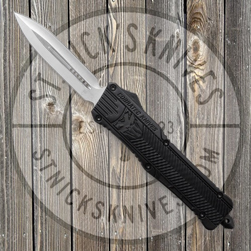 Cobratec - Dagger Large CTK-1 Black, 3.75" D2 Steel Plain Blade, Aluminum Handle - LBCTK-1LDAGNS Knives - Tophatter Daily Deals