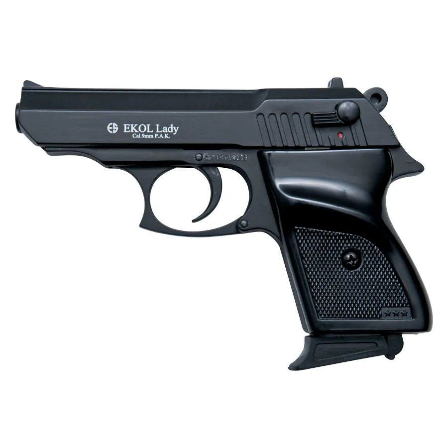 Combat Semi Automatic Blank Firing Pistol Black Finish - Tophatter Daily Deals