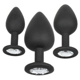 Silicone Gem Anal Kit – Set of 3 Graduated Anal Plugs > Anal Range > Butt Plug Kits - Tophatter Daily Deals