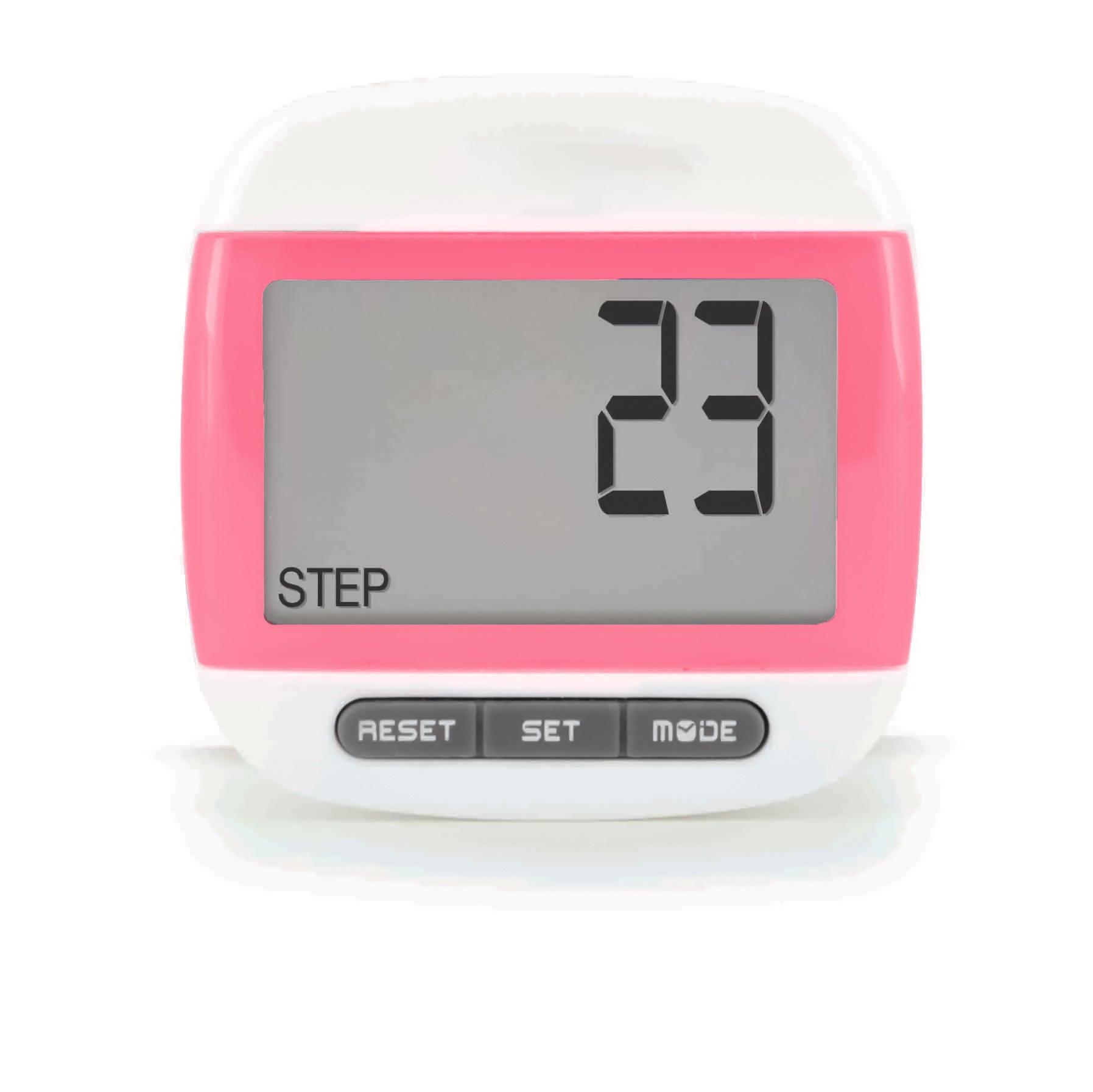 Pedometer For Walking - LCD Pedometer Step Walking Jogging Calorie Counter Distance Fitness+ Belt Clip Pink Fitness - Tophatter Daily Deals