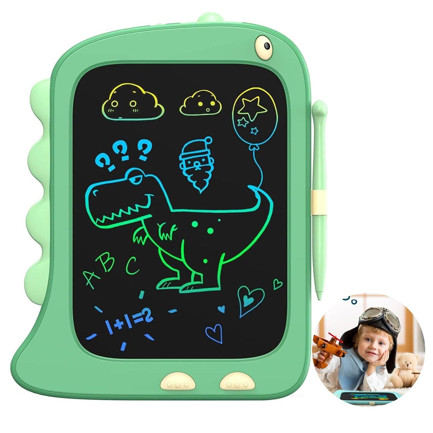LCD Writing Tablet - 8.5 inch Kids Toys Doodle Board Drawing Pad for Kids 3-8 Year Old Boy Girl Green Sports Toys - Tophatter Daily Deals
