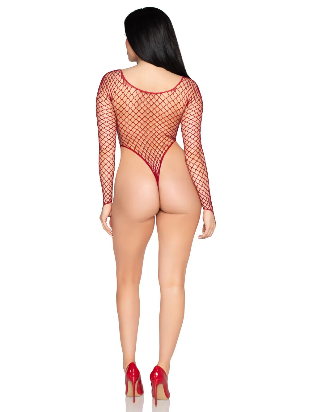 High-Cut Industrial Net Bodysuit (Black) – Bodysuit > Clothes > Bodies and Playsuits - Tophatter Daily Deals