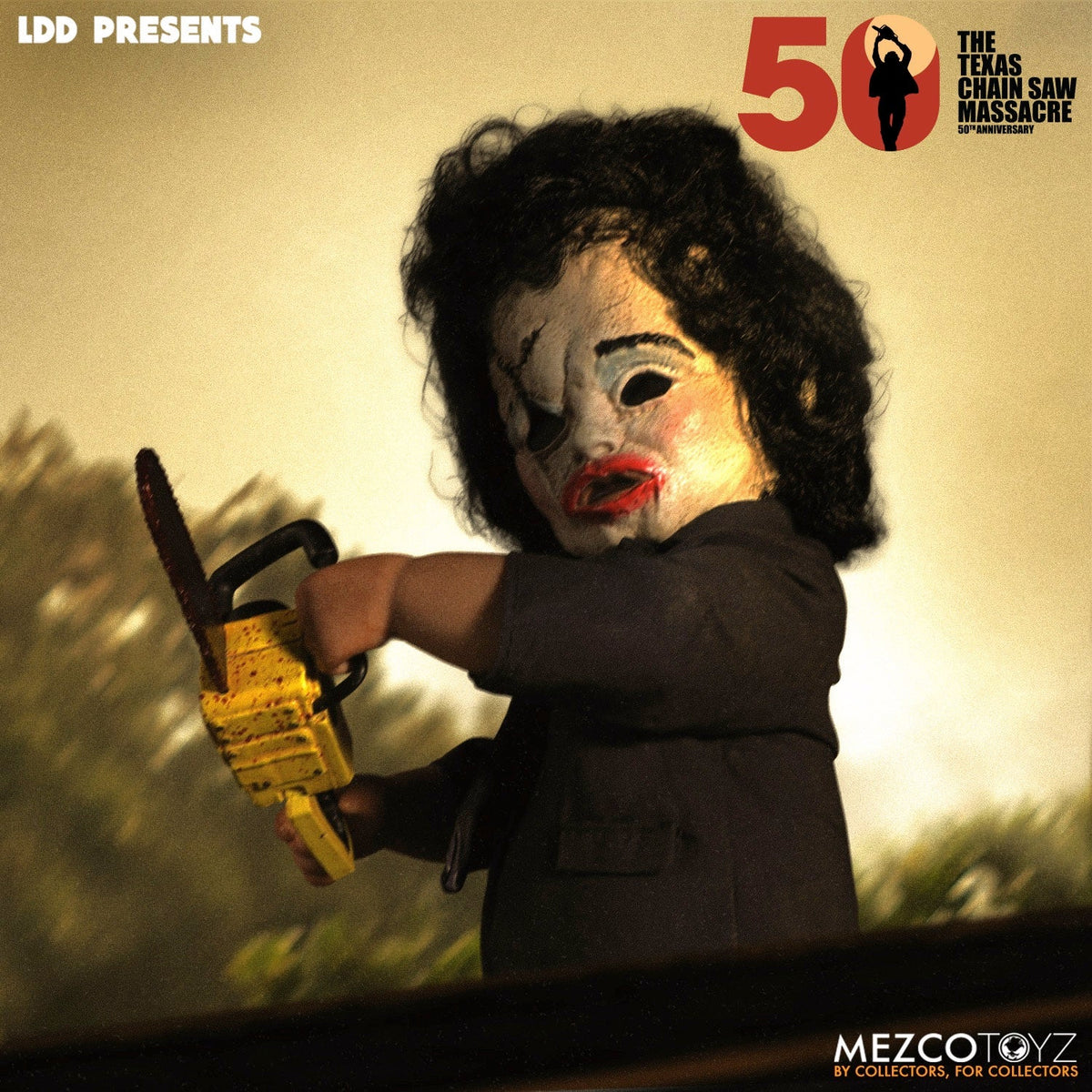 Texas Chainsaw Massacre - Living Dead Dolls Presents Leatherface Deluxe Edition Collectible Doll - Tophatter Daily Deals