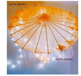 LED Chinese Japan Yarn Oiled Paper Silk Cloth Umbrella Costume Ancient Princess Umbrella Drama White Craft Umbrella Cosplay orange LED - Tophatter Daily Deals
