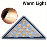 2-Pack: Solar Step Lights, 15 LED IP67 Deck and Stair Lights