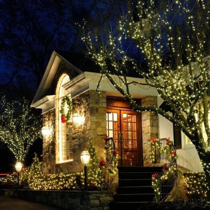 LED String Lights Indoor Outdoor Fairy Holiday Decor - Tophatter Daily Deals