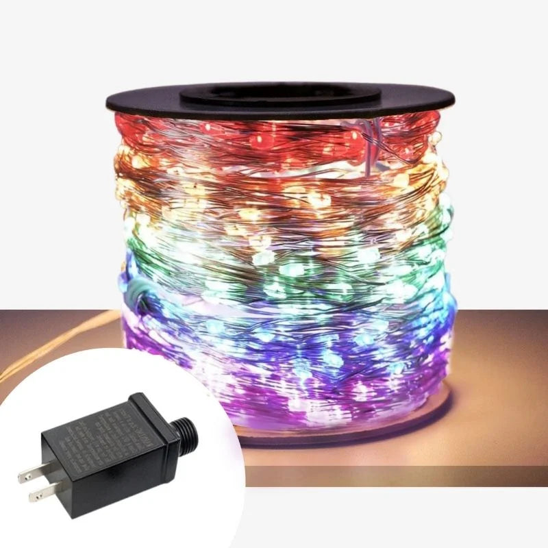 LED String Lights Indoor Outdoor Fairy Holiday Decor Multi (Green. Red. Blue. Yellow) - Tophatter Daily Deals