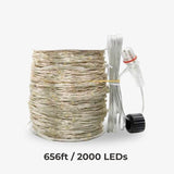 LED String Lights Indoor Outdoor Fairy Holiday Decor - Tophatter Daily Deals
