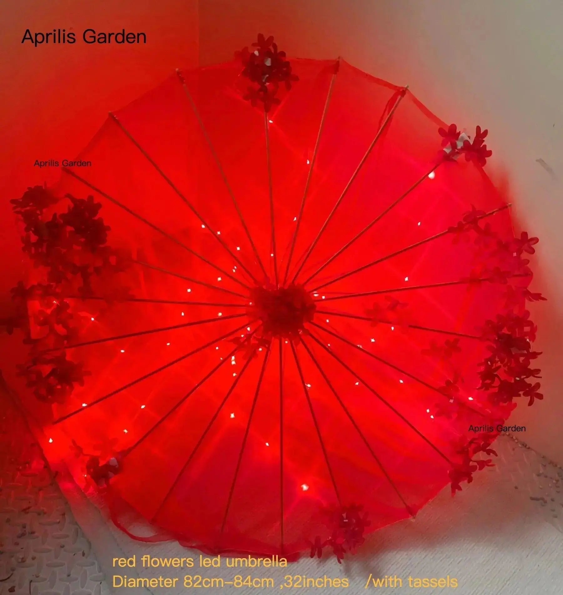 LED Yarn Silk Cloth Lace Decorative Umbrella Beach Parasol Princess Chinese Japan Umbrella Drama Craft Umbrella Cosplay - Tophatter Daily Deals