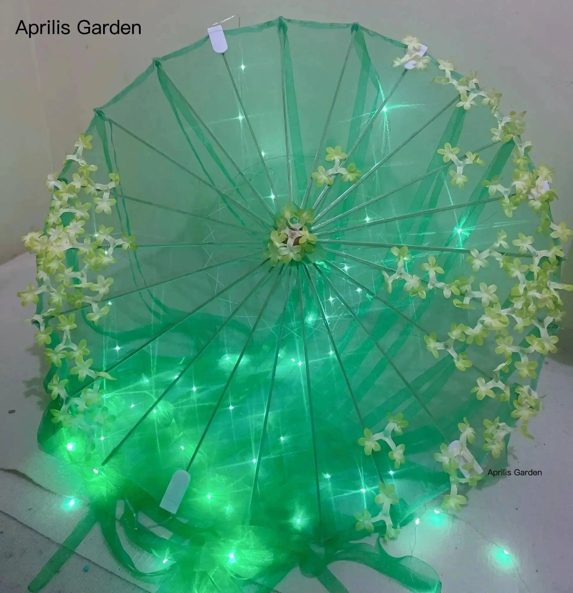 LED Yarn Silk Cloth Lace Decorative Umbrella Beach Parasol Princess Chinese Japan Umbrella Drama Craft Umbrella Cosplay - Tophatter Daily Deals