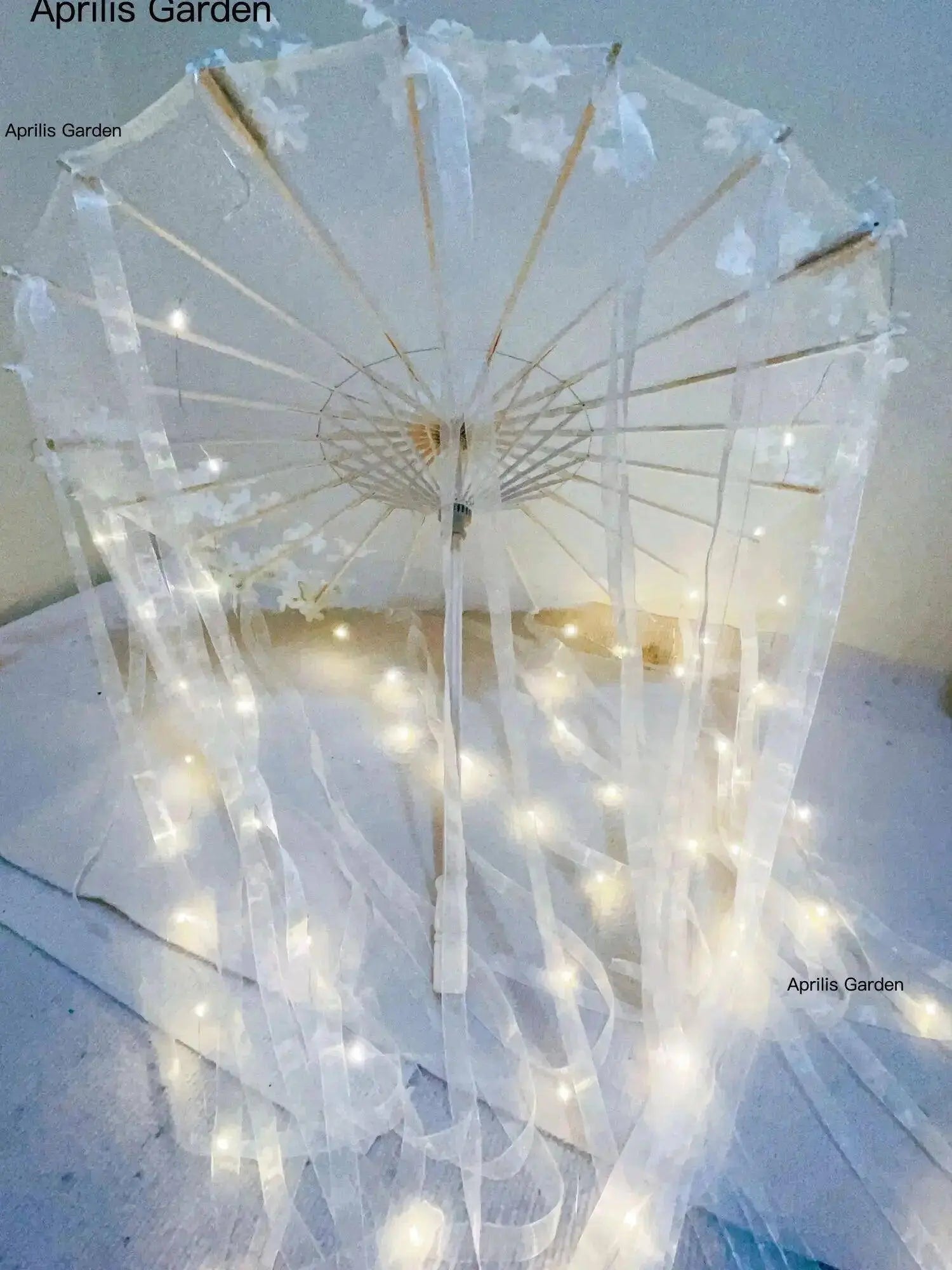 LED Yarn Silk Cloth Lace Decorative Umbrella Beach Parasol Princess Chinese Japan Umbrella Drama Craft Umbrella Cosplay - Tophatter Daily Deals
