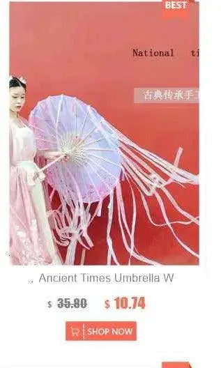 LED Yarn Silk Cloth Lace Decorative Umbrella Beach Parasol Princess Chinese Japan Umbrella Drama Craft Umbrella Cosplay - Tophatter Daily Deals