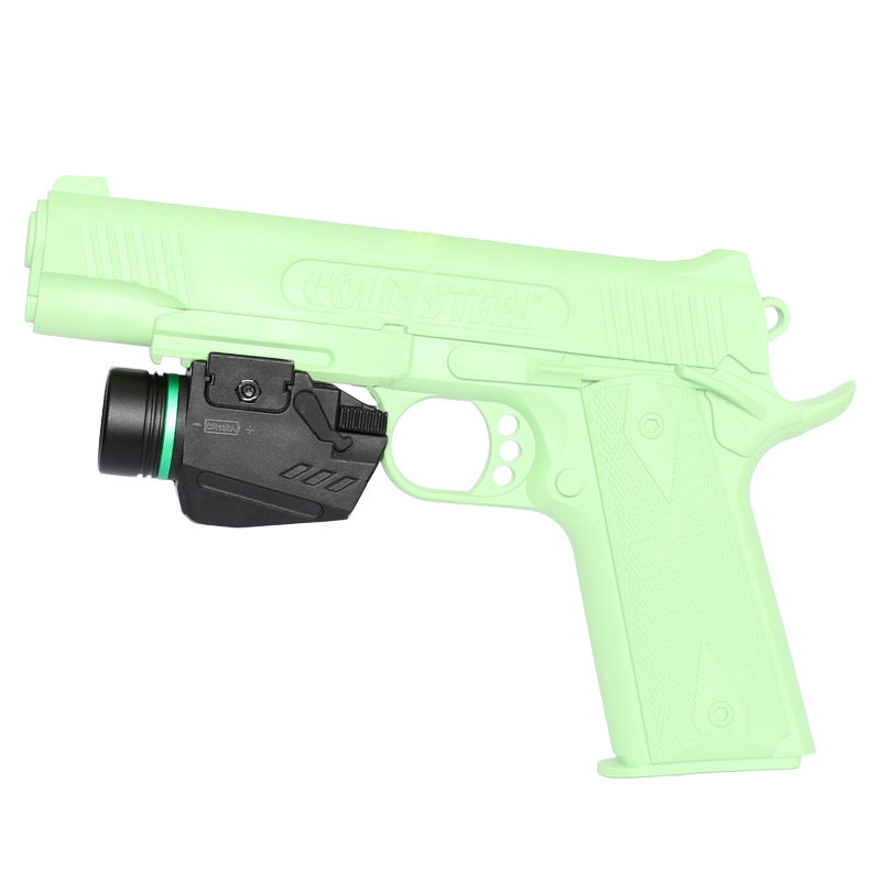 LED Flashlight Red Green Laser Sight - Tophatter Daily Deals