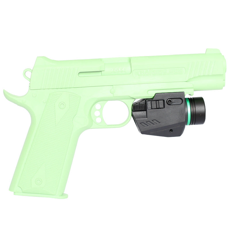 LED Flashlight Red Green Laser Sight - Tophatter Daily Deals