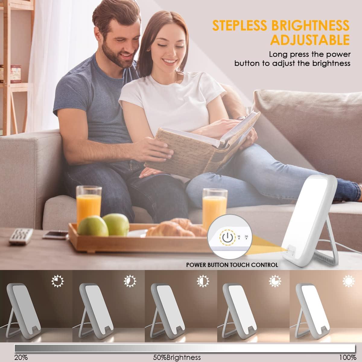 Sads Light Therapy - 10000 Lux Natural Daylight Sad Light Therapy Lamp Apparel & Accessories - Tophatter Daily Deals