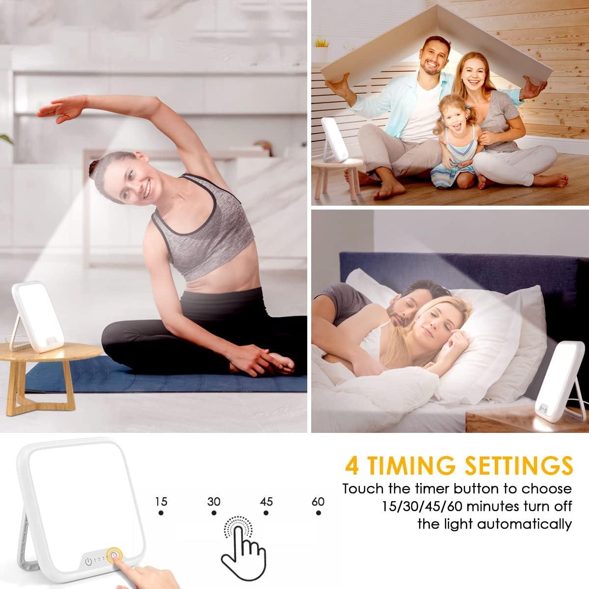 Sads Light Therapy - 10000 Lux Natural Daylight Sad Light Therapy Lamp Apparel & Accessories - Tophatter Daily Deals