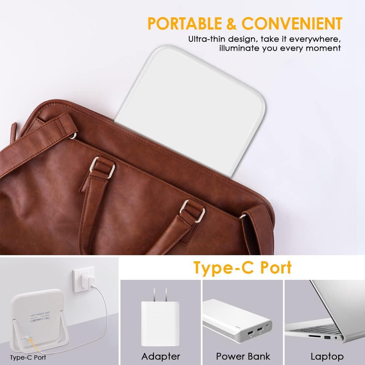 Sads Light Therapy - 10000 Lux Natural Daylight Sad Light Therapy Lamp Apparel & Accessories - Tophatter Daily Deals