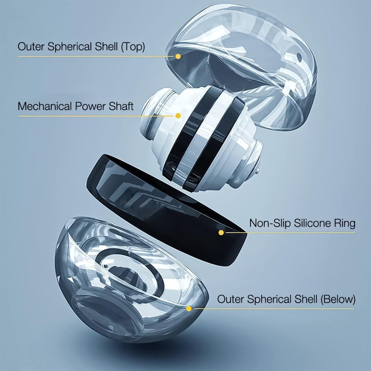 Powerball for Wrist - LED Wrist Ball Gyroscopic Powerball Gyro Power Fitness Equipment Exercise Ball - Tophatter Daily Deals