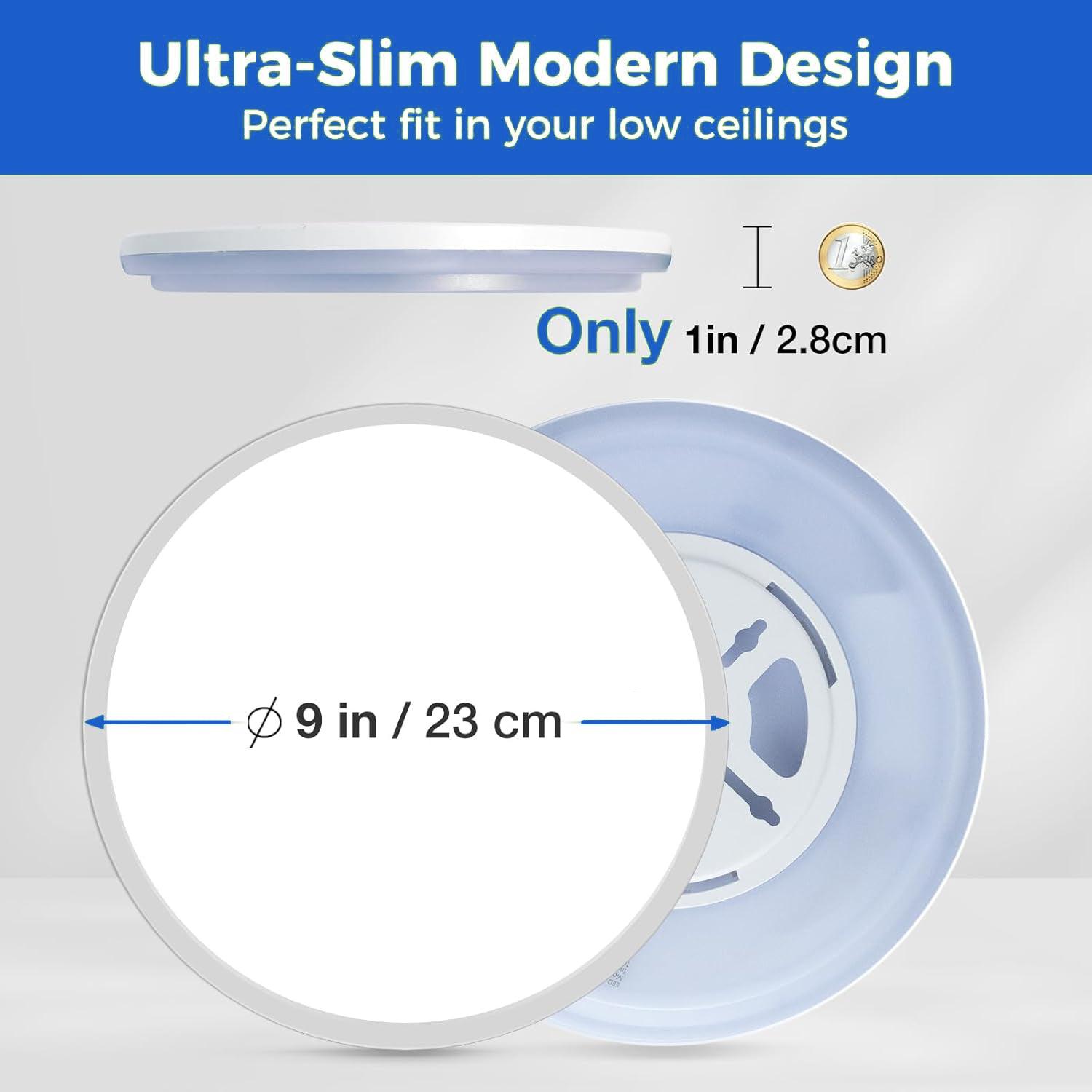 Motion Sensor Ceiling Light - LED Sensor Light Bathroom Kitchen Living Room Wall Lamp Home - Tophatter Daily Deals