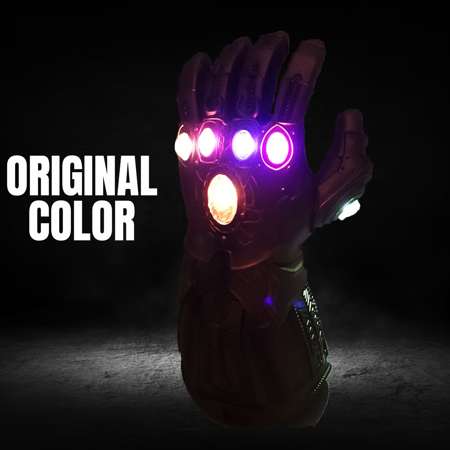 Thanos Infinity Gauntlet – Avengers LED Light Thanos Glove Movable Fingers Cosplay Prop Sports Toys - Tophatter Daily Deals