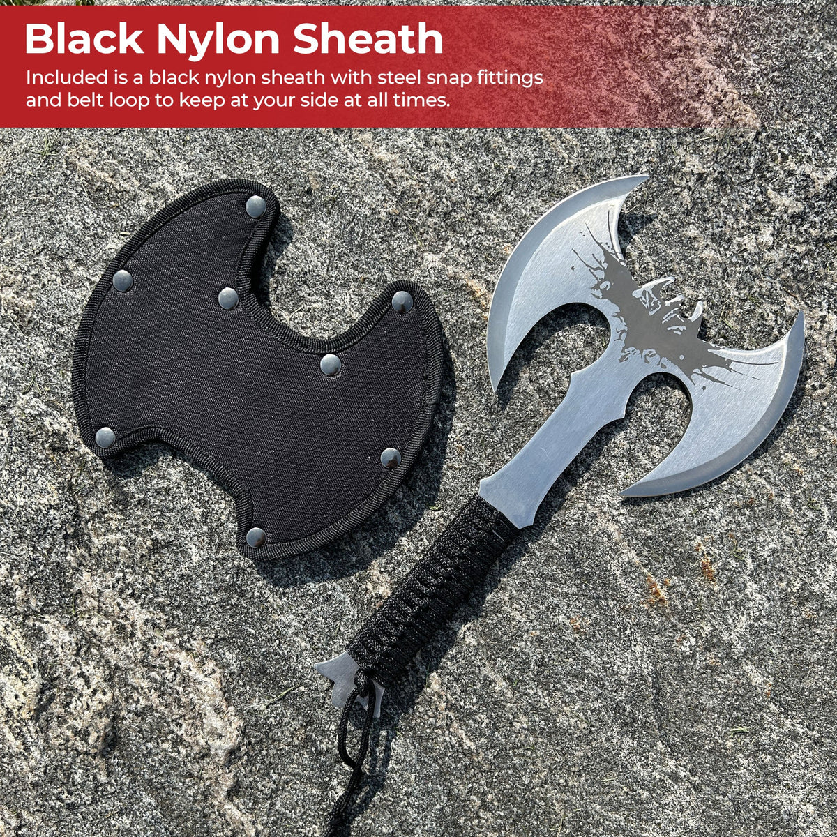 Legendary Bat Wing Throwing Axe outdoor gear - Tophatter Daily Deals