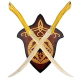 Legolas LOTR Fantasy Fighting Swords with Plaque swords - Tophatter Daily Deals
