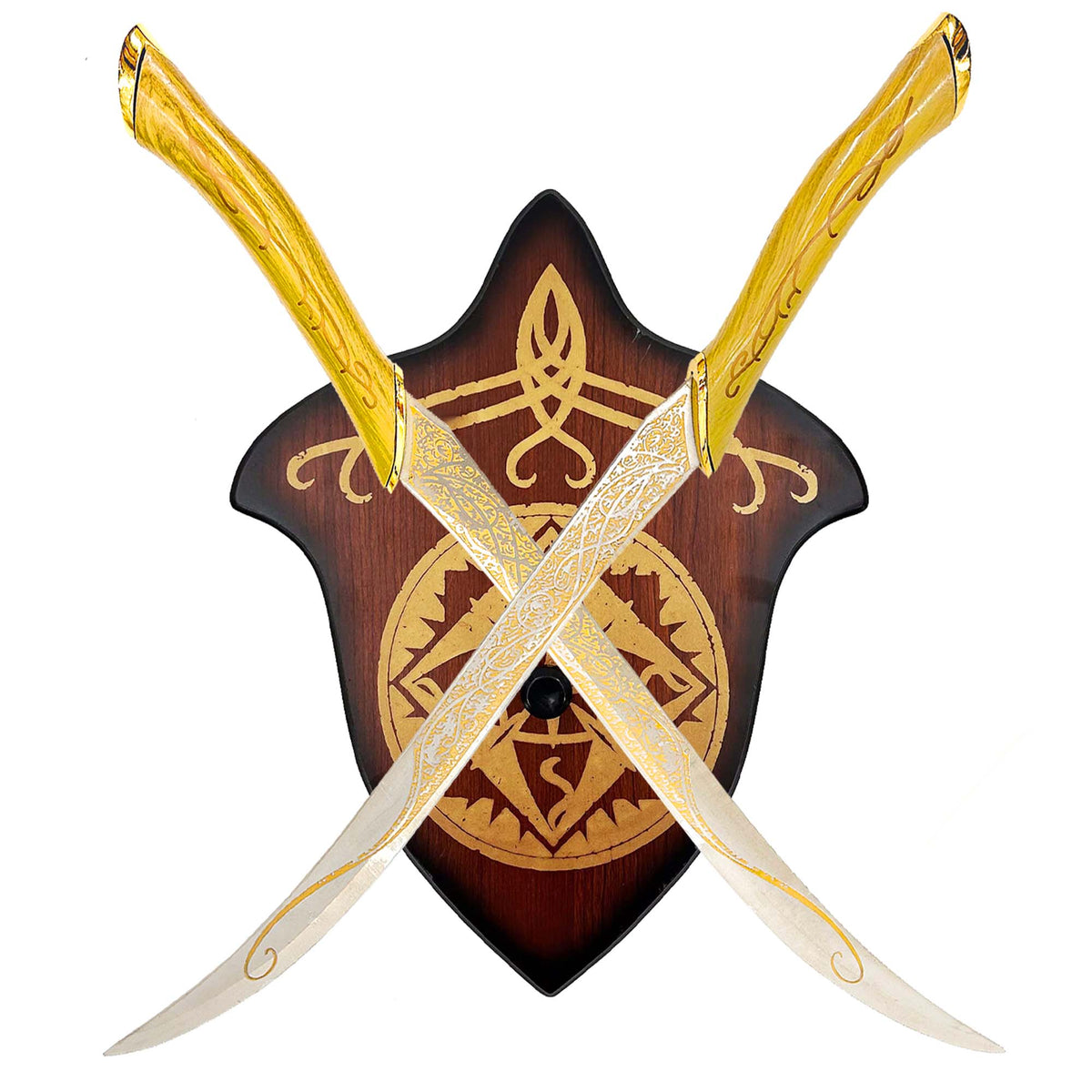 Legolas LOTR Fantasy Fighting Swords with Plaque swords - Tophatter Daily Deals
