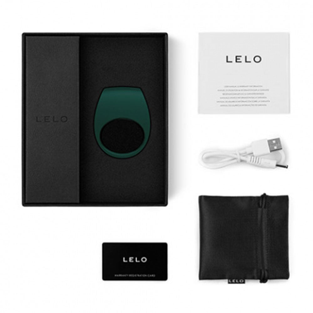 Lelo Tor 2 – Waterproof Rechargeable Couples Ring - Deep Green > Sex Toys > Couples Toys - Tophatter Daily Deals