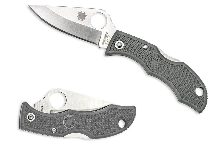 Spyderco Ladybug 3 - Foliage Green FRN Handles - Satin VG10 Clip Point Blade - LFGP3 FOLDING KNIVES - Tophatter Daily Deals