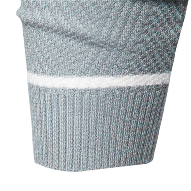 Soft Classic Men's Striped Sweater - Crew Neck, Knit Casual - Tophatter Daily Deals