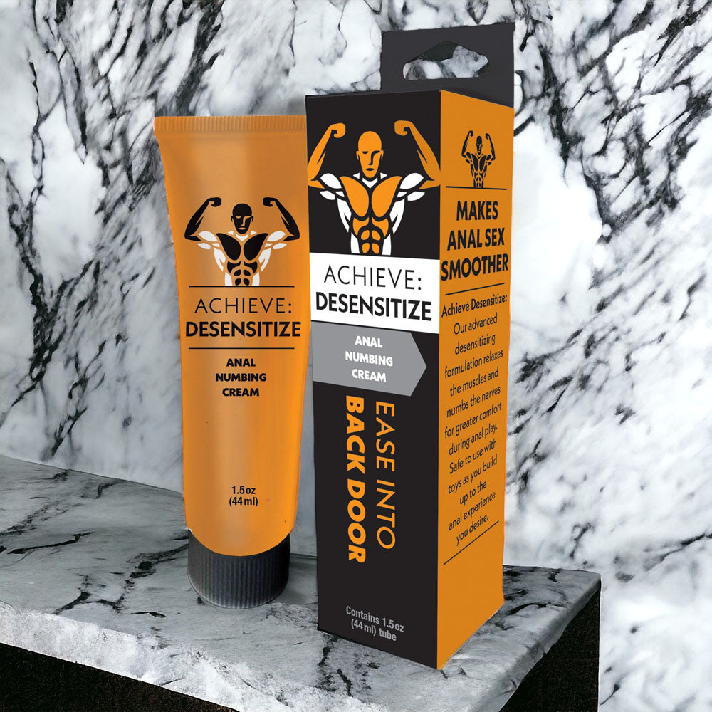 Achieve: Desensitize Cream 2oz (44ml) > Lube > Anal - Tophatter Daily Deals