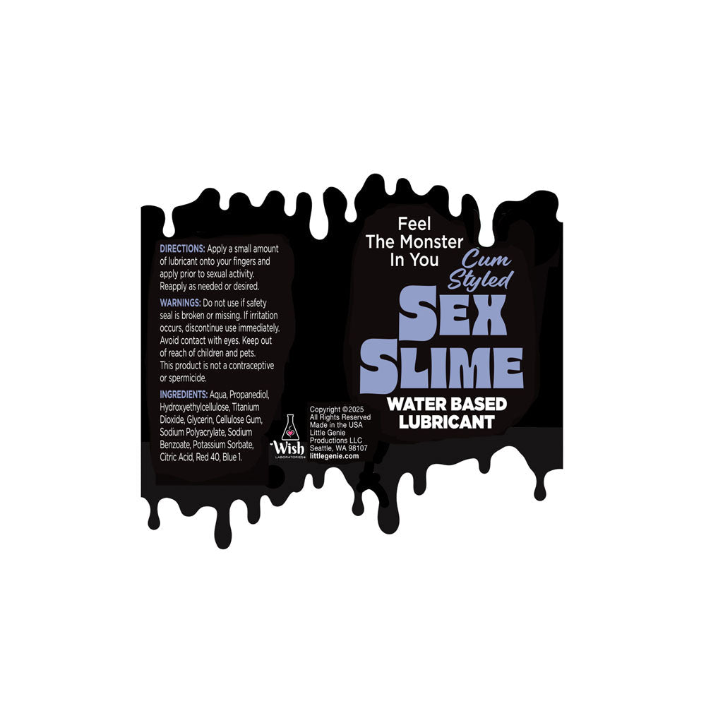 Sex Slime Cum Style Creature Lube 120ml Water Based Lubricant > Lube > Speciality Exempt - Tophatter Daily Deals