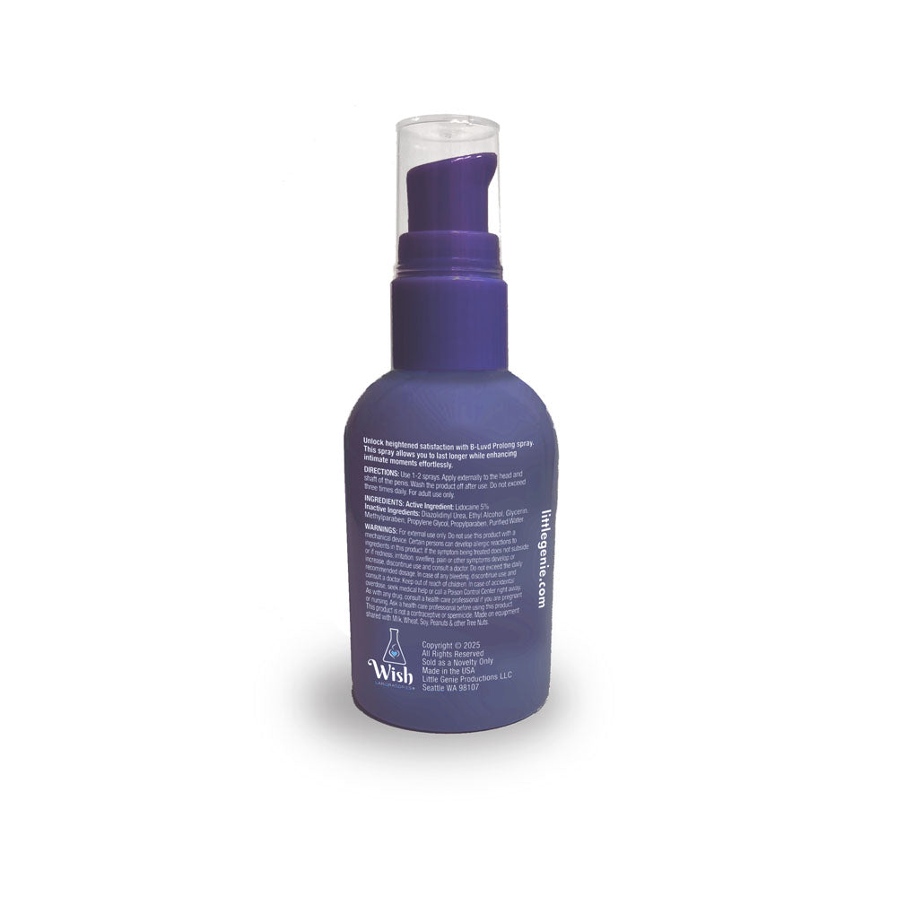 B-Luvd Prolong Spray – 2oz Delay Spray > Essentials > Mens Enhancers - Tophatter Daily Deals