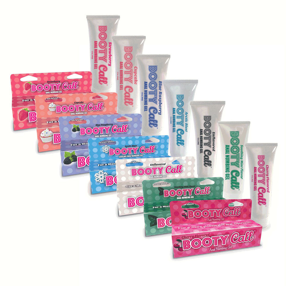 Booty Call Blue Raspberry Flavored Anal Numbing Gel – 44 ml Gel > Lube > Anal - Tophatter Daily Deals