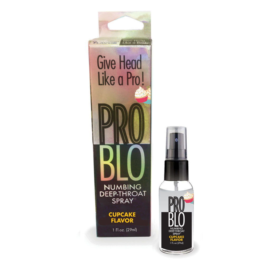 ProBlo Cupcake Flavored Deep Throat Spray 30ml Intimacy Aid > Lube > Oral Gels & Sprays - Tophatter Daily Deals